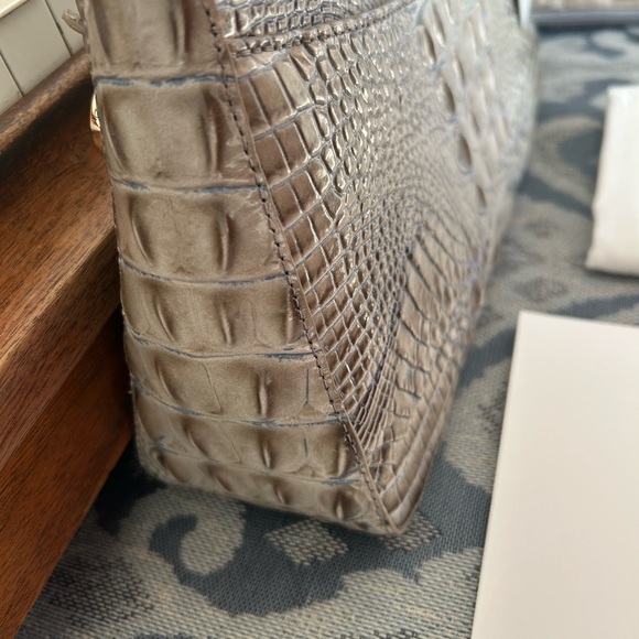 NWT BRAHMIN MINDFUL GREY PURSE WALLET SET - Picture 7 of 9